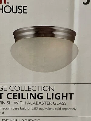 Lote de 2 Lámparas de Techo Domo Colección Millbridge 511576 Caja Envejecida Foto 1 de 3