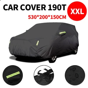 Universal Heavy Duty Full Car Cover Protección UV al aire libre Impermeable de gran tamaño - Imagen 1 de 15