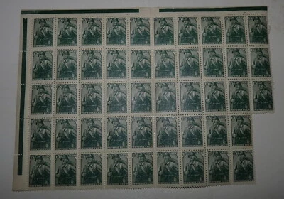 Russia USSR 1939 Scott 735 MNH block of 48 Stamps - Image 1 of 4
