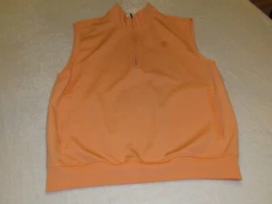Donald Ross Baltimore Country Club Vest Mens Size L Pale Orange - Picture 1 of 4