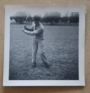 WWII Era USMC Soldier Playing Golf with 51st Defense Battalion Photo - Picture 1 of 4