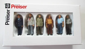 Preiser 1:50 scale # 68216 SIX STANDING MEN Figures ( SHIPS from CHICAGO ) - Picture 1 of 2