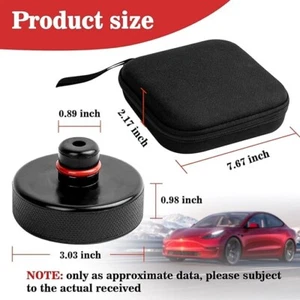 NUEVO Paquete de 4 Psler Jack Pad Tesla Auto Parte con Estuche de Transporte L17 - Imagen 1 de 8