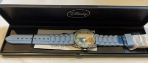 MZ BERGER GENUINE DISNEY Cinderella Quartz Watch w/Light Blue Silicone Band - Picture 1 of 4