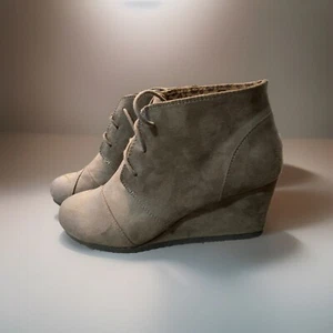 Marco Republic Galaxy Damen Keilabsatz Stiefel grau Größe 10 kaum getragen - Bild 1 von 6