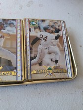 1995 Cooperstown Collection Metallic Impressions 5-Card Willie Mays Edition VTG