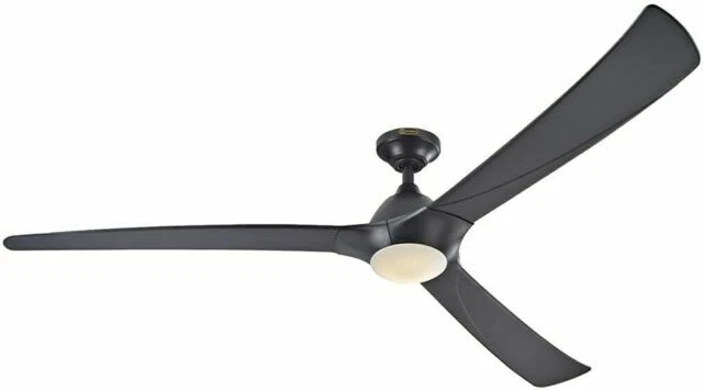 Westinghouse Techno II 72" Ceiling Fan with LED Light - Black (7204200)