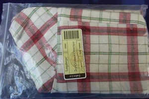Longaberger 2013 Weihnachten Kunde Plaid Botschaft (auch Kuchen) Korb Liner 24260 - Bild 1 von 5