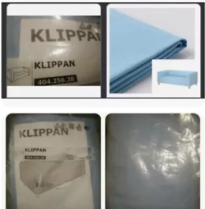 Funda de sofá de 2 asientos lavable IKEA Klippan Vissle azul claro NUEVO Sky-,Baby - Imagen 1 de 6