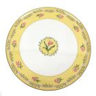 Tiffany & Co Pink Tulip dinner round large plate lemon yellow authentic 10.2in