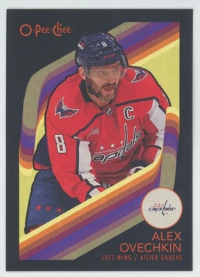 2023-24 O-PEE-CHEE Alex Ovechkin #8 RETRO BLACK BORDER /100 - Image 1 of 2