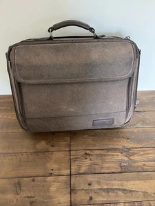 Vintage Targus Briefcase /Laptop Bag Business Bag Brown Model C937 - Afbeelding 1 van 7