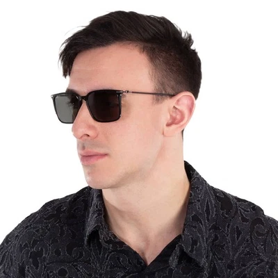 Мужские солнцезащитные очки Hugo Boss Green Shield BOSS 1371/S 0807/QT 57 BOSS 1371/S - Изображение 1 из 4