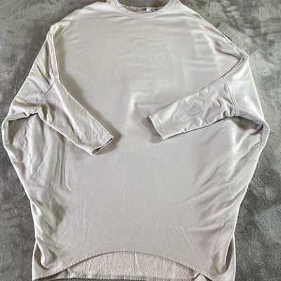 Camisa Helmut Lang Mujer Gris Mediana Manga Larga Gran Tamaño Hombro Caído Informal Foto 1 de 4