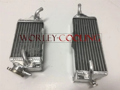 CA-Aluminum Alloy Radiator set for Kawasaki KX125 92-93 1992 1993 Left & Right Foto 1 de 4