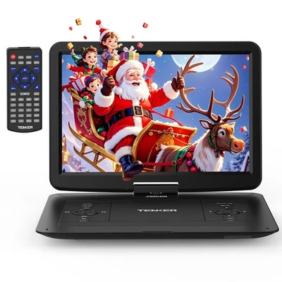Reproductor de DVD portátil de 17,9" pantalla giratoria de 15,6" 6 horas batería región USB/AV Foto 1 de 4