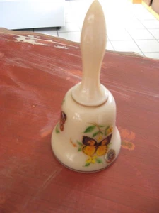 Westmoreland Vetro-Campanella-Abbronzatura/Beige con decalcomania Farfalle-6" - Foto 1 di 7