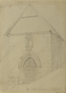 ANTIKE GEBÄUDE (2) TÜR KREIDE KENT E.H.C1864 - Bild 1 von 1