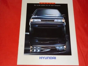 HYUNDAI Sonata 1.8i GL - 2.4i GLS folleto holandés de 1990 - Imagen 1 de 2