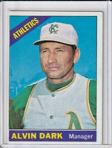 Alvin Dark 1966 Topps Baseball Card Semi-High #433-Kansas City Athletics - Picture 1 of 2