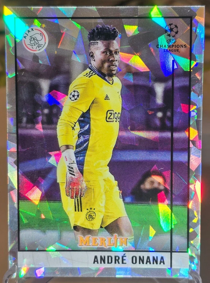 Andre Onana 2020-21 Topps Merlin Collection Chrome UCL Atomic Refractor #53 /250 - Image 1 of 2