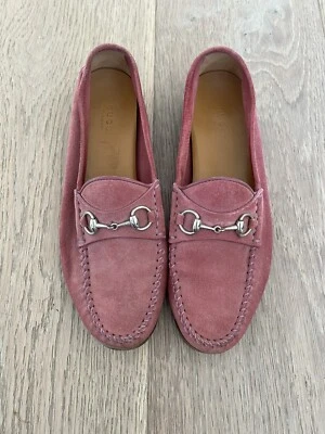 GUCCI Mocasines Horsebit Rosa Moda Hecho en Italia Talla 37.5 Foto 1 de 4