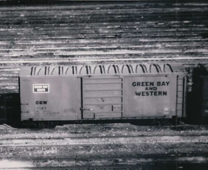 Train Photo Green Bay and Western GBW Boxcar 1183 Allentown Pennsylvania PA Rail - Picture 1 of 2