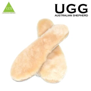 Ugg Boot Sheepskin Wool Insoles Innersoles Australian Ladies Men Size 35-44 EU - Picture 1 of 1