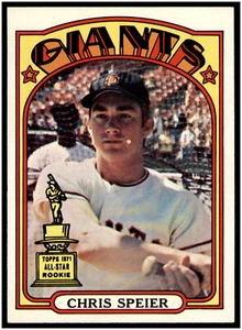 1972 Topps #165 Chris Speier - Picture 1 of 2
