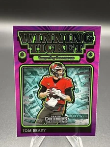 2021 Panini Contenders Winning Ticket Tom Brady #WT-TBR Tampa Bay Buccaneers - Picture 1 of 2