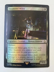 Desmond Miles (0024) *FOIL* Base Rare Assassin’s Creed ACR MTG MT/NM Combine Shp - Imagen 1 de 9