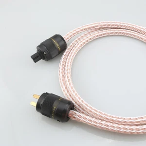 Cable de alimentación de audio de alta fidelidad Audiophile 6N OCC 24 núcleos con cable de alimentación de enchufe AU - Imagen 1 de 10