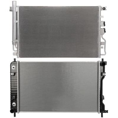 PICKOOR Radiator & Condenser Cooling Kit For Chevrolet Equinox GMC Terrain Foto 1 de 4