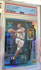 1998 UD Ionix Paul Pierce Kinetix Rookie Card PSA 10 - Picture 1 of 2