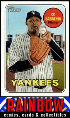 2018 Topps Heritage #248 CC Sabathia - Image 1 of 2