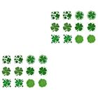 144 Pcs Patricks Day Decal St Stickers Four Leaf Decorate