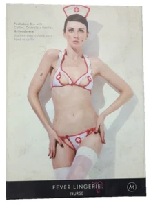 Sexy Nurse Uniform Ladies Medium 12-14 Fancy Dress Halloween Valentines Outfit - Picture 1 of 24