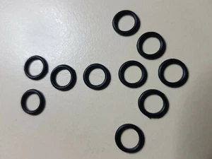10x Ten Rubber O Ring seals 7mm inner 10mm outer diameter 1.5mm thick o-rings - Picture 1 of 3