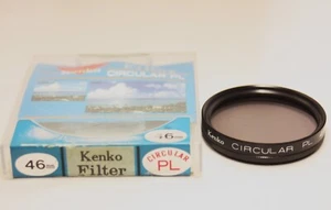 [Excellent+++++] Kenko Filter Circluar PL 46mm Lens Filter From Japan #A101831 - Picture 1 of 13