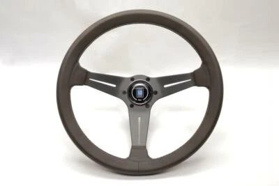 Nardi Steering Wheel Deep Corn Revolution 350mm Brown Smooth Leather Classic HB - Image 1 of 3