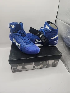 Zapatos de boxeo Lonsdale Swift Boot. Talla Juvenil 4. Azul. Nuevo con caja - Imagen 1 de 11