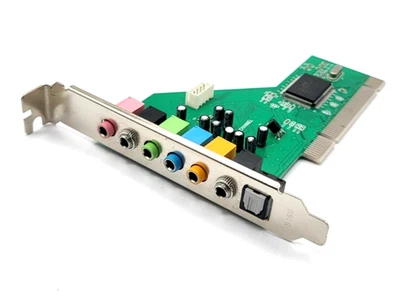 CSL 20698 - 7.1 Surround Sound PCI Card - 8 Channels including TOSLINK Optical - Image 1 of 3