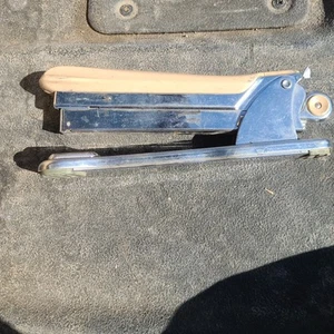 Ace Liner Stapler 502 Vintage Chrome Metal USA Desktop Mid Century - Picture 1 of 5