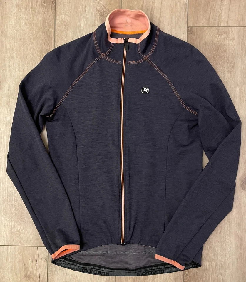 Jersey Giordana Sosta Lana Poliamida Ciclismo Italiano Cremallera Completa-Mujer L-Gris Foto 1 de 4