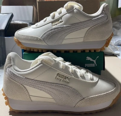 Zapatilla deportiva para niños Puma Easy Rider Mix PS marfil esmerilado/blanco Puma talla EE. UU. 1C NUEVA EN CAJA Foto 1 de 4