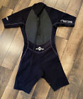 GOTCHA Titanium Wetsuit Men’s Small 2.2mm Black 4-Way Stretch Short Sleeve Zip