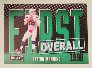 2023 Leaf Draft Green  8 Peyton Manning  First Overall