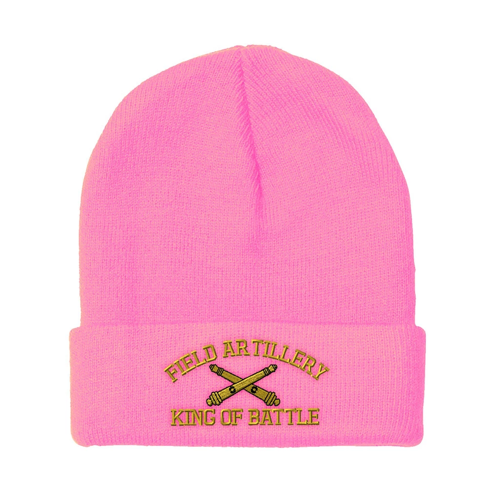 Gorros para Hombres Ejército de Estados Unidos Artillería de Campo B Bordados Sombreros de Invierno Mujeres Gorra Calavera Foto 1 de 1