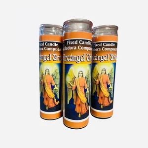 3x Set, ARCANGEL URIEL Veladora Preparada, Archangel URIEL Fixed Candle - Picture 1 of 1