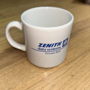 Taza de café vintage ZENITH DATA SYSTEMS, GROUPE BULL / U R A Human Resource - Imagen 1 de 4